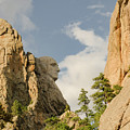 Side View of George Washington - Mount Rushmore